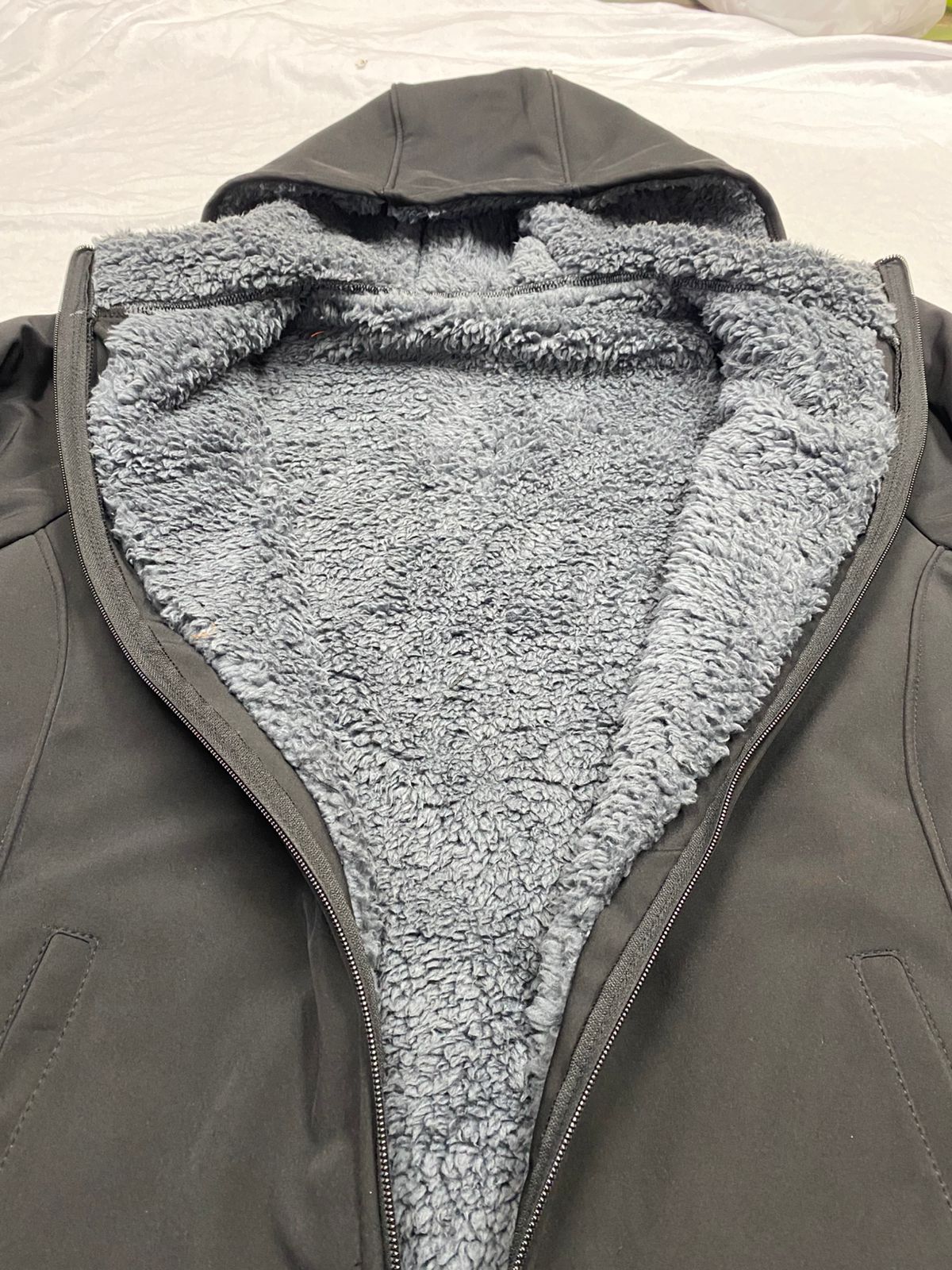 Hooded Fleece lining Jacket - Image 3