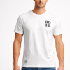 Screen printed white t shirt