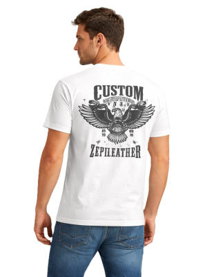 Alternative view of Screen Printed White t shirt