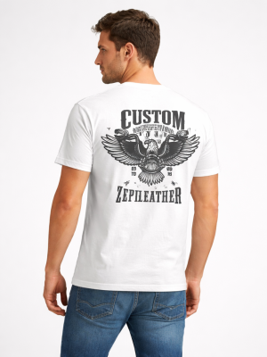 Alternative view of Screen Printed White t shirt