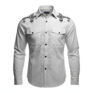 Button down Polyester Mesh Shirt